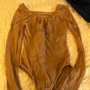 Small Aeropostale Brown Bodysuit